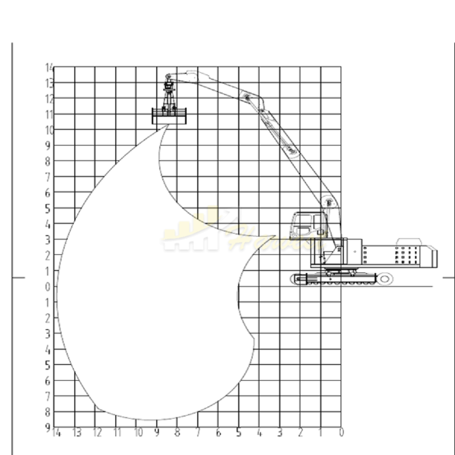 60 Ton Port Material Handling Excavator YGSZ600-8