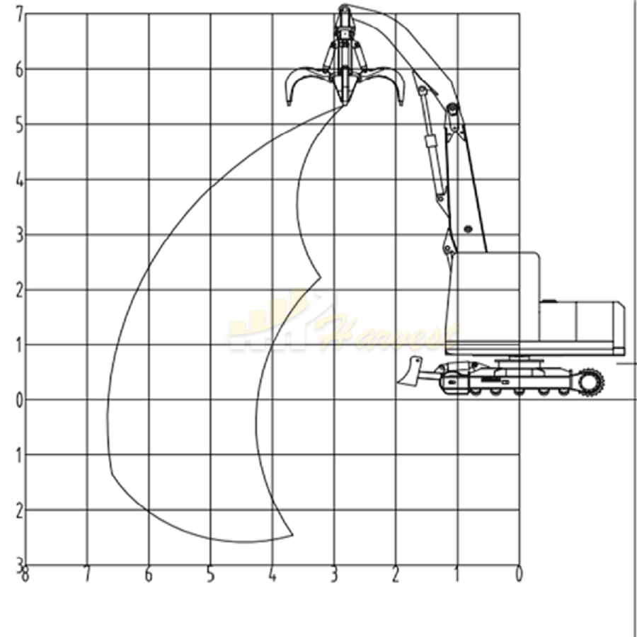 Mini 10 Ton Scrap Steel Grabber Excavator