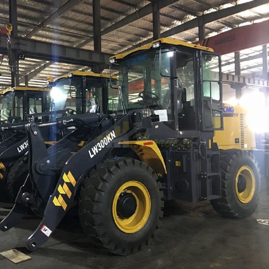 To Uzbekistan-2 Units XCMG 3t LW300KN Wheel Loader